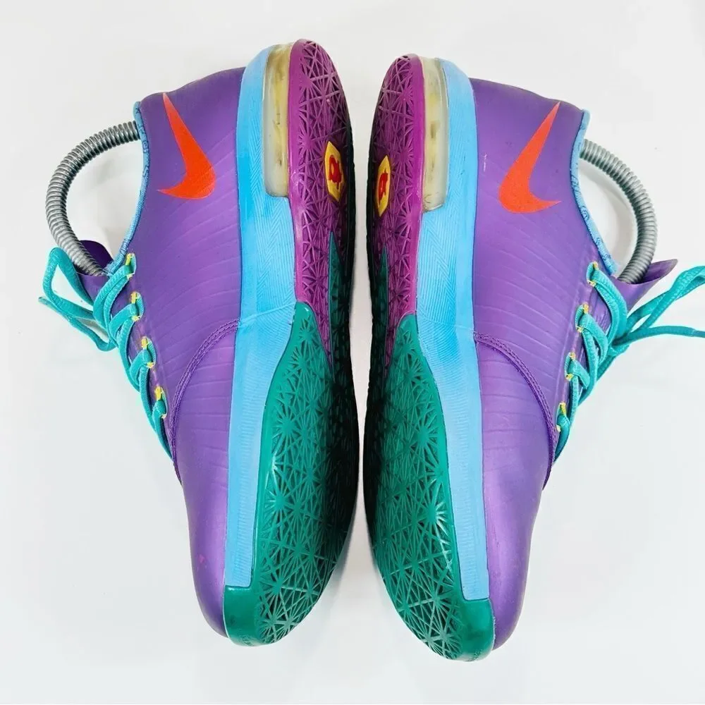 Nike KD Kevin Durant Rugrats Sneakers Metallic Purple 5.5Y Big‎ Kids 599477-500